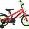 Volare Rocky Kinderfahrrad - Jungen - 14 Zoll - Rot