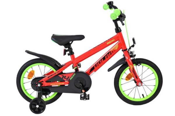 Volare Rocky Kinderfahrrad - Jungen - 14 Zoll - Rot