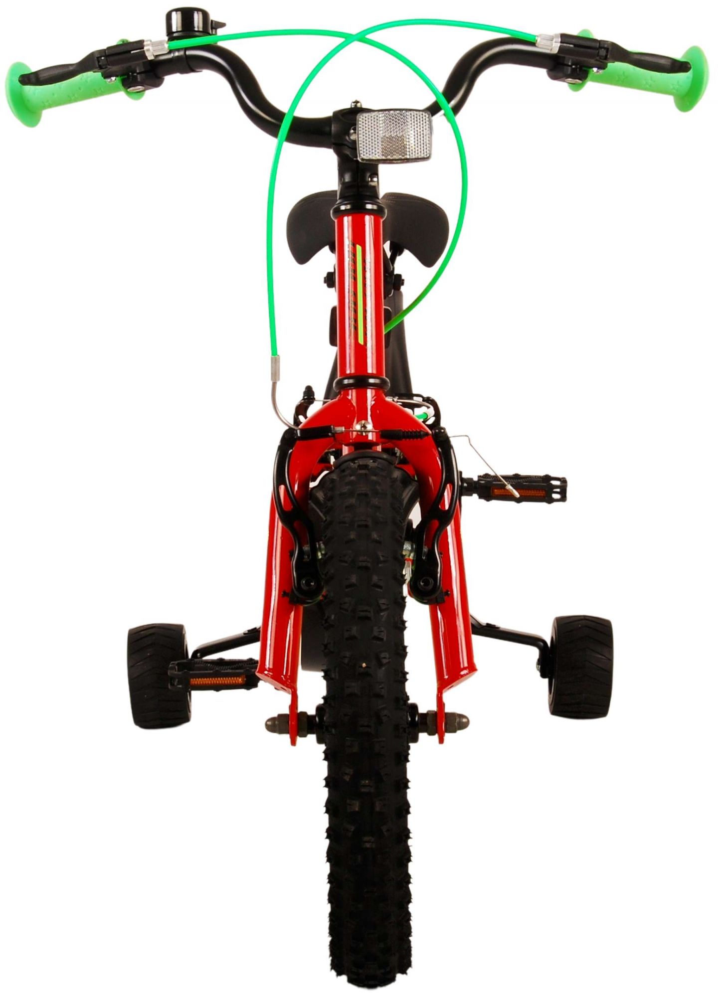 Volare Rocky Kinderfahrrad - Jungen - 14 Zoll - Rot - Zwei Handbremsen