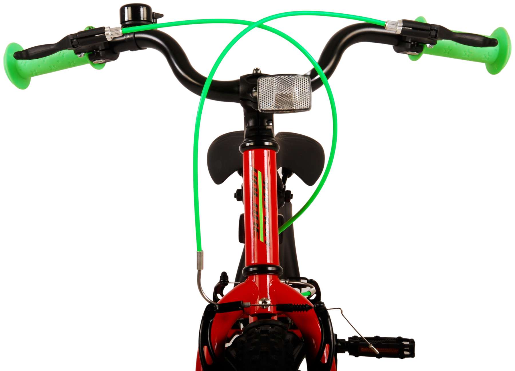 Volare Rocky Kinderfahrrad - Jungen - 14 Zoll - Rot - Zwei Handbremsen