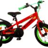 Volare Rocky Kinderfahrrad - Jungen - 14 Zoll - Rot - Zwei Handbremsen