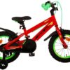 Volare Rocky Kinderfahrrad - Jungen - 14 Zoll - Rot - Zwei Handbremsen