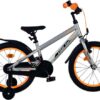 Volare Rocky Kinderfahrrad - Jungen - 18 Zoll - Grau