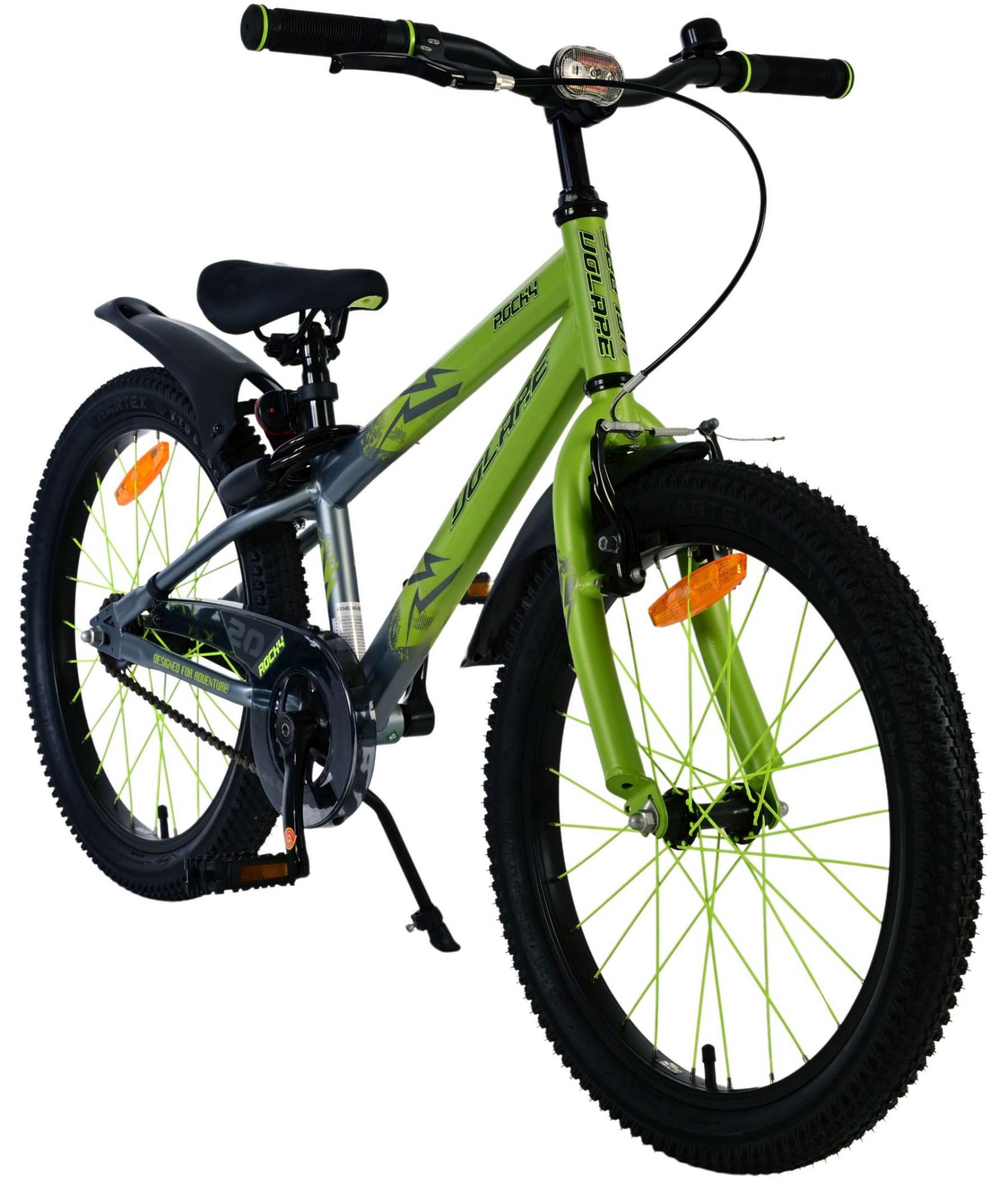 Volare Rocky Kinderfahrrad - Jungen - 20 Zoll - Grün 8