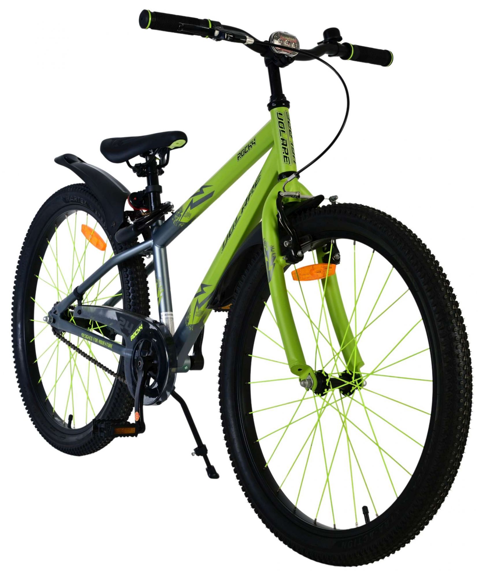Volare Rocky Kinderfahrrad - Jungen - 24 Zoll - Grün 5