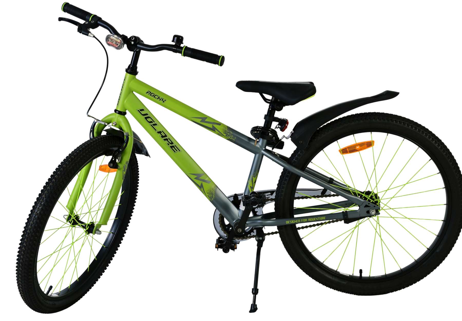 Volare Rocky Kinderfahrrad - Jungen - 24 Zoll - Grün 8