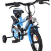 Volare Sportivo Kinderfahrrad - Jungen - 12 Zoll - Blau Schwarz - Zwei Handbremsen 5