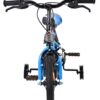 Volare Sportivo Kinderfahrrad - Jungen - 12 Zoll - Blau Schwarz - Zwei Handbremsen 6