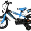 Volare Sportivo Kinderfahrrad - Jungen - 12 Zoll - Blau Schwarz - Zwei Handbremsen 7