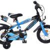 Volare Sportivo Kinderfahrrad - Jungen - 12 Zoll - Blau Schwarz - Zwei Handbremsen
