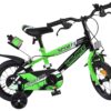 Volare Sportivo Kinderfahrrad - Jungen - 12 Zoll - Grün Schwarz - Zwei Handbremsen 10
