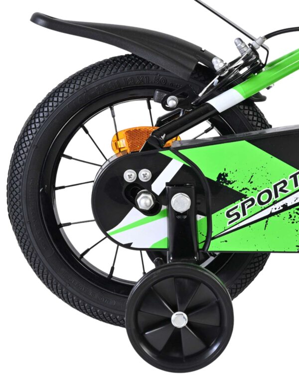 Volare Sportivo Kinderfahrrad - Jungen - 12 Zoll - Grün Schwarz - Zwei Handbremsen 2