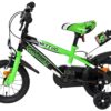 Volare Sportivo Kinderfahrrad - Jungen - 12 Zoll - Grün Schwarz - Zwei Handbremsen 7