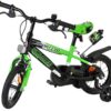 Volare Sportivo Kinderfahrrad - Jungen - 12 Zoll - Grün Schwarz - Zwei Handbremsen 8