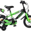 Volare Sportivo Kinderfahrrad - Jungen - 12 Zoll - Grün Schwarz - Zwei Handbremsen