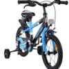 Volare Sportivo Kinderfahrrad - Jungen - 14 Zoll - Blau Schwarz 5