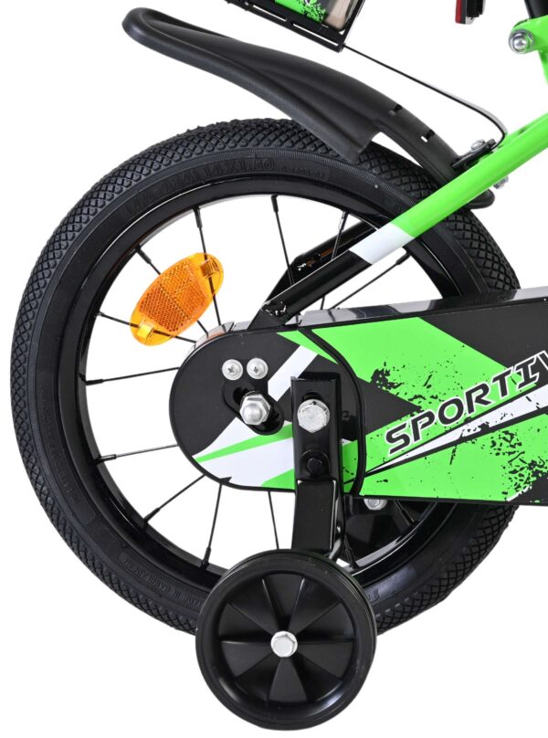 Volare Sportivo Kinderfahrrad - Jungen - 14 Zoll - Grün Schwarz 2