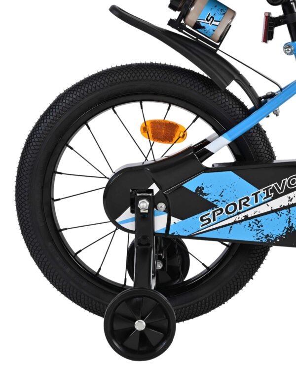 Volare Sportivo Kinderfahrrad - Jungen - 16 Zoll - Blau Schwarz 2
