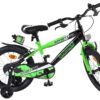 Volare Sportivo Kinderfahrrad - Jungen - 16 Zoll - Grün Schwarz - Zwei Handbremsen 10