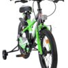 Volare Sportivo Kinderfahrrad - Jungen - 16 Zoll - Grün Schwarz - Zwei Handbremsen 5