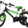 Volare Sportivo Kinderfahrrad - Jungen - 16 Zoll - Grün Schwarz - Zwei Handbremsen 8