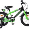 Volare Sportivo Kinderfahrrad - Jungen - 16 Zoll - Grün Schwarz - Zwei Handbremsen