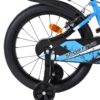 Volare Sportivo Kinderfahrrad - Jungen - 18 Zoll - Blau Schwarz - Zwei Handbremsen
