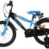 Volare Sportivo Kinderfahrrad - Jungen - 18 Zoll - Blau Schwarz - Zwei Handbremsen