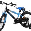 Volare Sportivo Kinderfahrrad - Jungen - 18 Zoll - Blau Schwarz - Zwei Handbremsen
