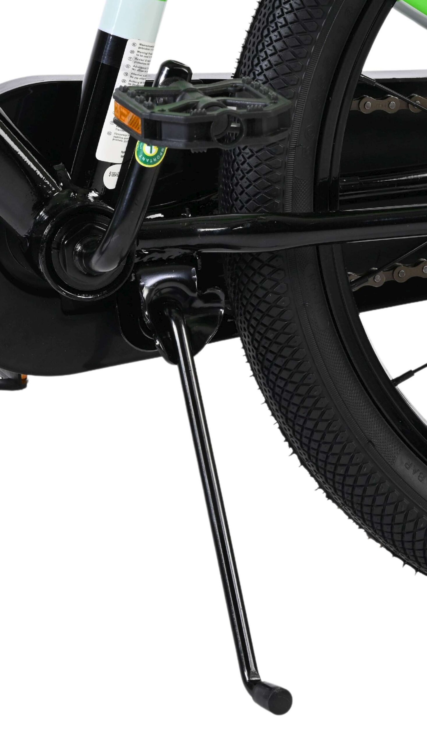 Volare Sportivo Kinderfahrrad - Jungen - 18 Zoll - Grün Schwarz