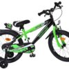 Volare Sportivo Kinderfahrrad - Jungen - 18 Zoll - Grün Schwarz - Zwei Handbremsen
