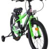 Volare Sportivo Kinderfahrrad - Jungen - 18 Zoll - Grün Schwarz - Zwei Handbremsen