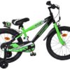 Volare Sportivo Kinderfahrrad - Jungen - 18 Zoll - Grün Schwarz - Zwei Handbremsen