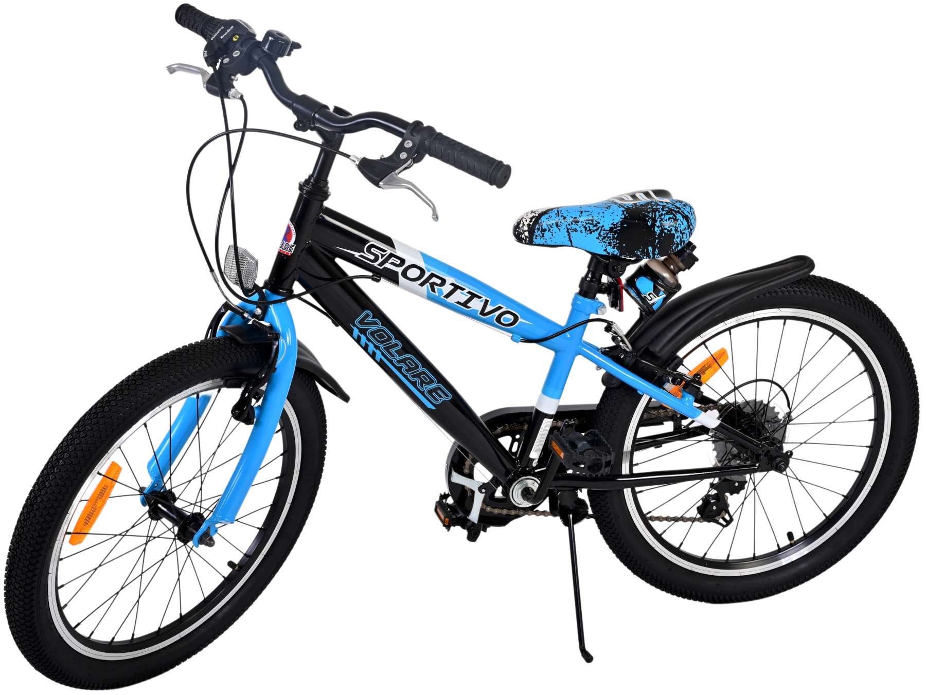 Volare Sportivo Kinderfahrrad – Jungen – 20 Zoll – Blau – 7 Gänge 10