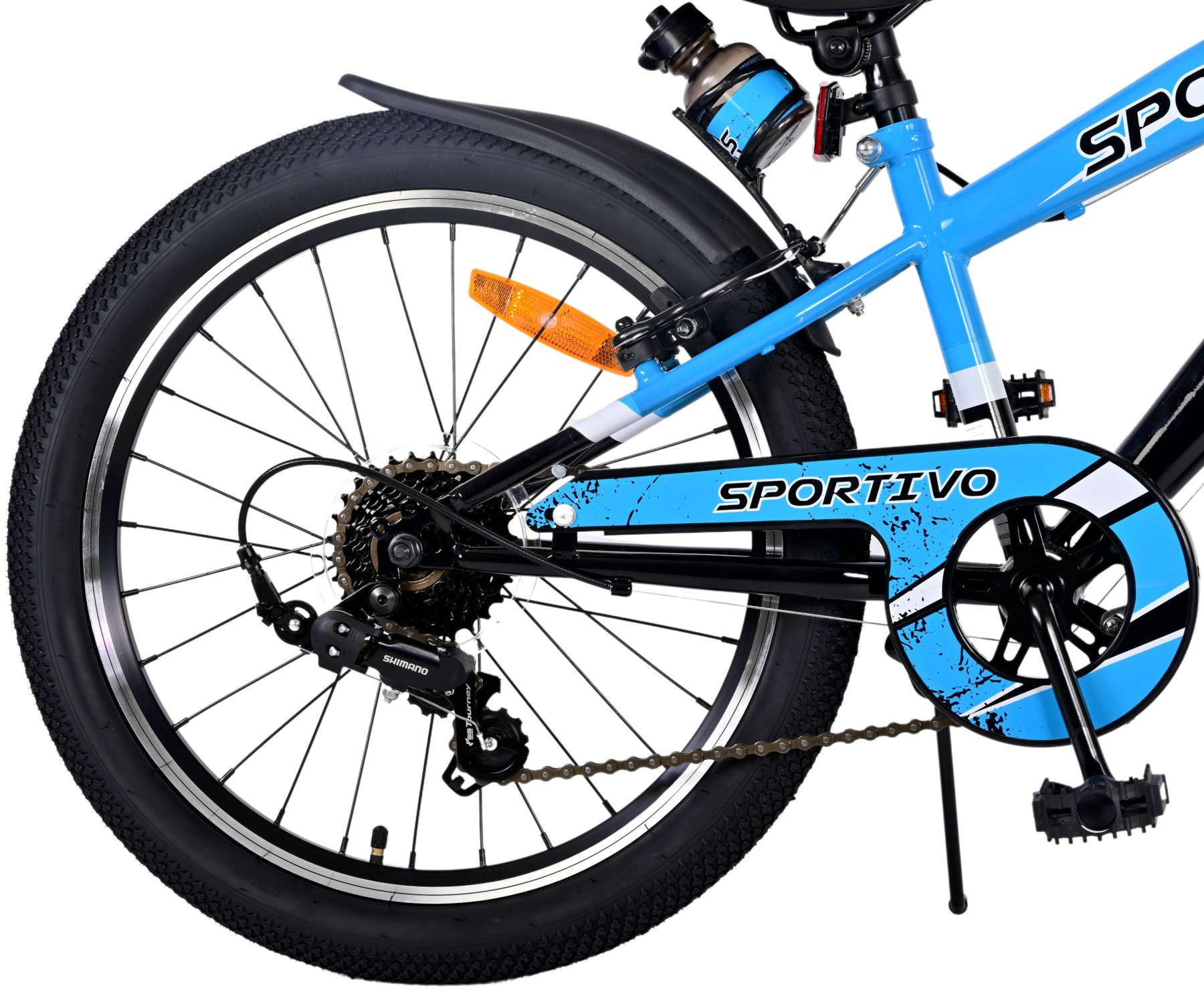 Volare Sportivo Kinderfahrrad – Jungen – 20 Zoll – Blau – 7 Gänge 3