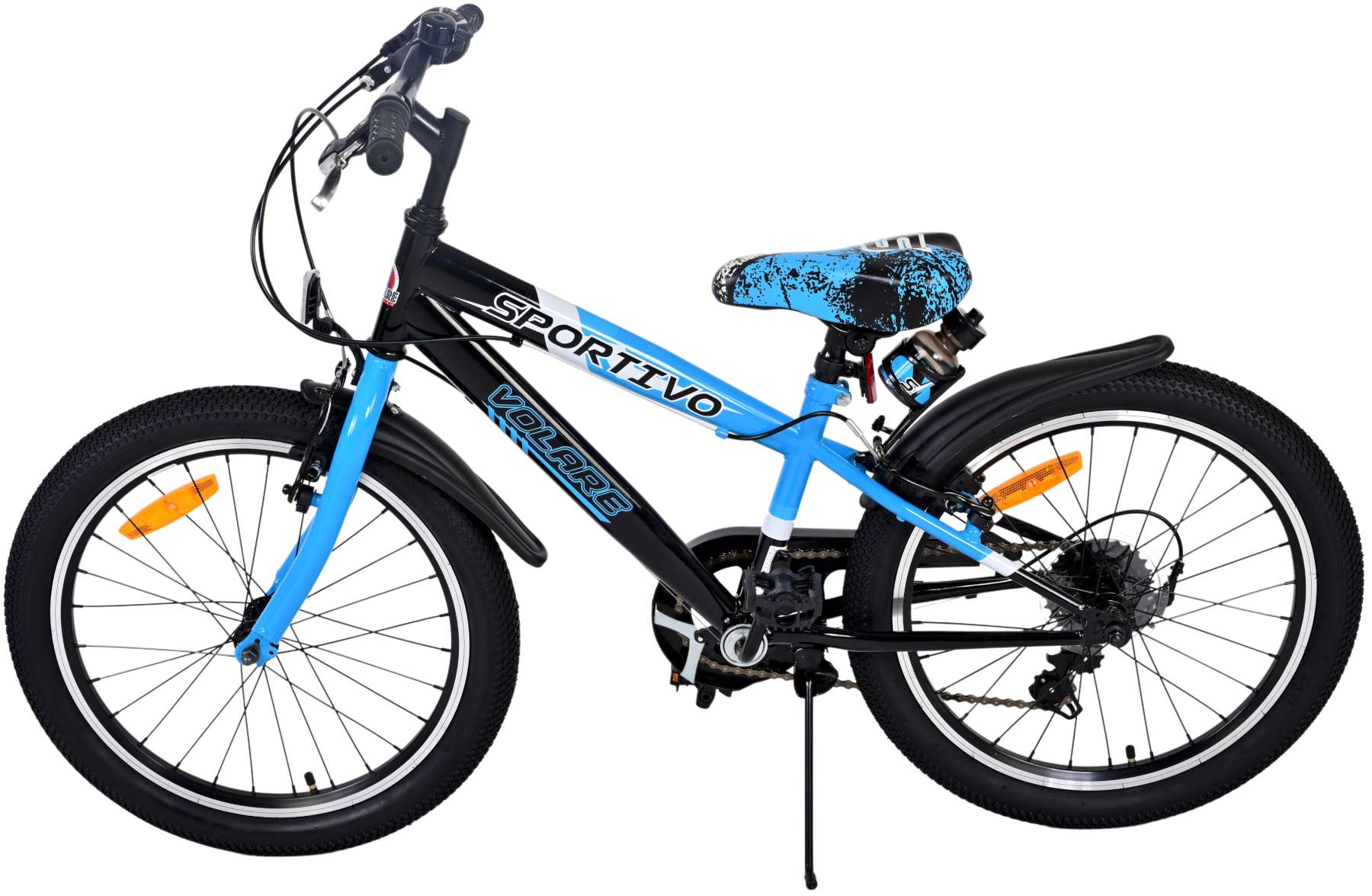 Volare Sportivo Kinderfahrrad – Jungen – 20 Zoll – Blau – 7 Gänge 9