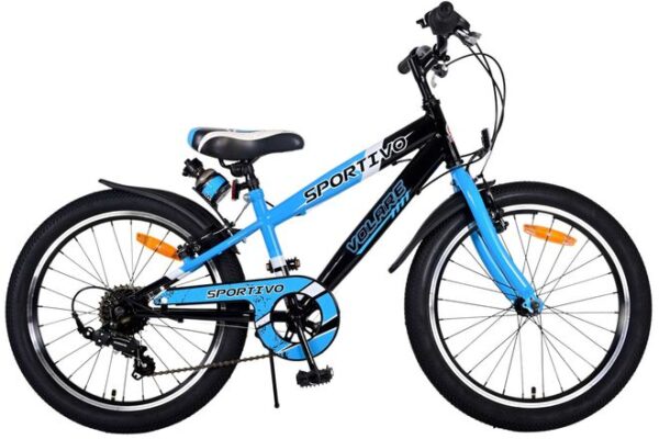 Volare Sportivo Kinderfahrrad – Jungen – 20 Zoll – Blau – 7 Gänge