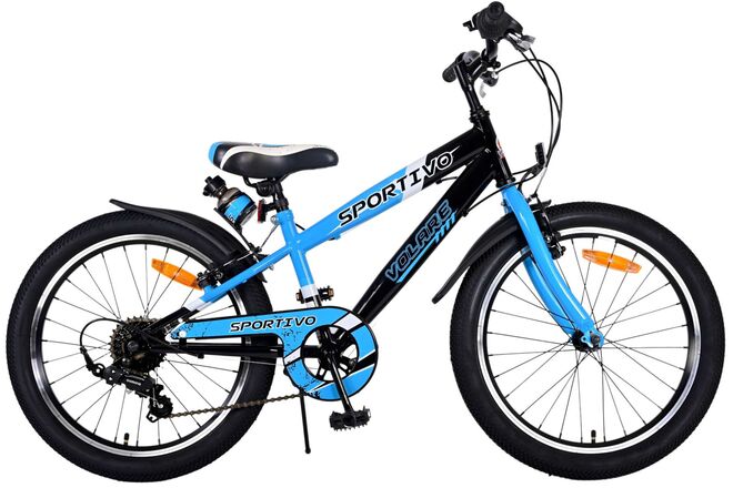 Volare Sportivo Kinderfahrrad – Jungen – 20 Zoll – Blau – 7 Gänge
