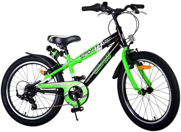 Volare Sportivo Kinderfahrrad – Jungen – 20 Zoll – Grün – 7 Gänge 2