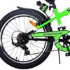 Volare Sportivo Kinderfahrrad – Jungen – 20 Zoll – Grün – 7 Gänge 3