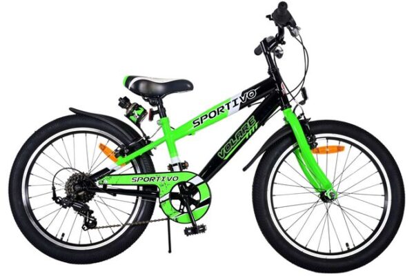 Volare Sportivo Kinderfahrrad – Jungen – 20 Zoll – Grün – 7 Gänge