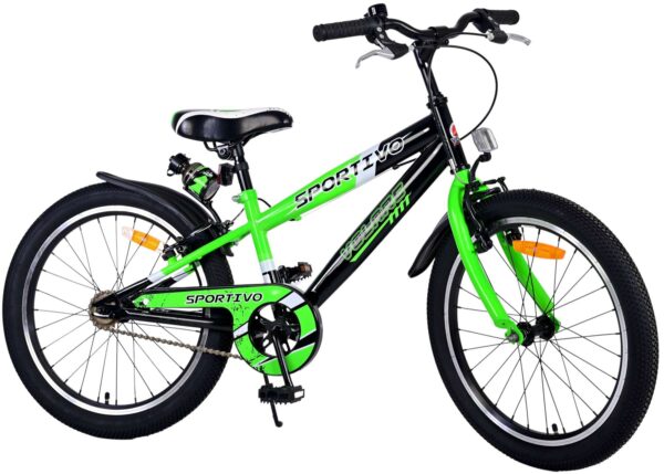 Volare Sportivo Kinderfahrrad – Jungen – 20 Zoll – Grün – Zwei Handbremsen 2