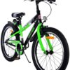Volare Sportivo Kinderfahrrad – Jungen – 20 Zoll – Grün – Zwei Handbremsen 6