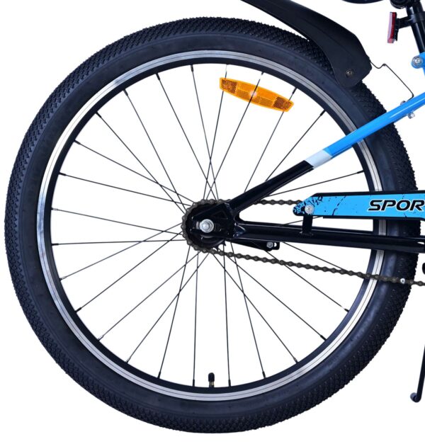 Volare Sportivo Kinderfahrrad – Jungen – 24 Zoll – Schwarz Blau 2