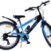 Volare Sportivo Kinderfahrrad – Jungen – 24 Zoll – Schwarz/Blau – 7 Gänge 11