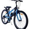 Volare Sportivo Kinderfahrrad – Jungen – 24 Zoll – Schwarz/Blau – 7 Gänge 3