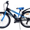 Volare Sportivo Kinderfahrrad – Jungen – 24 Zoll – Schwarz/Blau – 7 Gänge 8
