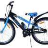 Volare Sportivo Kinderfahrrad – Jungen – 24 Zoll – Schwarz Blau – Zwei Handbremsen 7