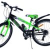 Volare Sportivo Kinderfahrrad – Jungen – 24 Zoll – Schwarz/Grün – 7 Gänge 9