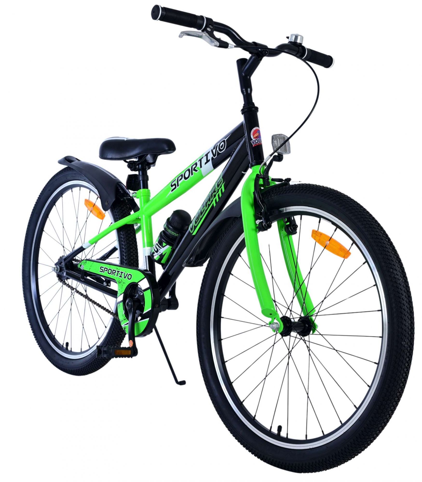 Volare Sportivo Kinderfahrrad – Jungen – 24 Zoll – Schwarz Grün 7